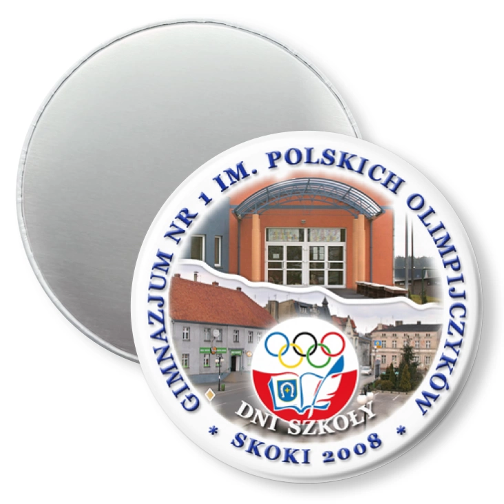 przypinka magnes Gimnazjum Skoki - Dni Szkoły