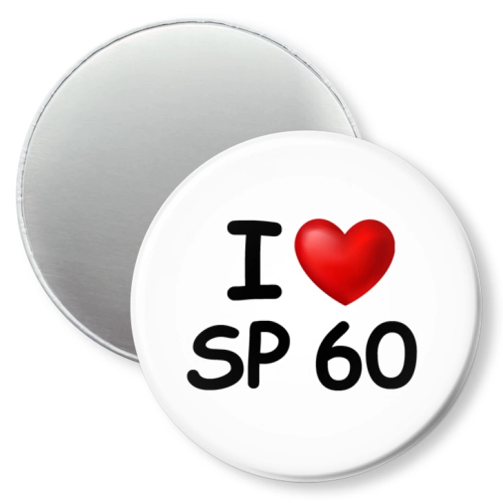 przypinka magnes I love SP 60