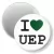 Przypinka magnes I love UEP