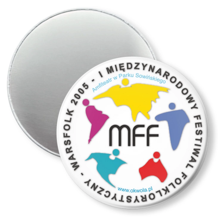 przypinka magnes I Międzynarodowy Festiwal Folklorystyczny