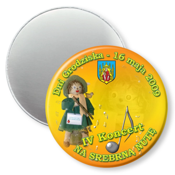 przypinka magnes Koncert Na Srebrną Nutę