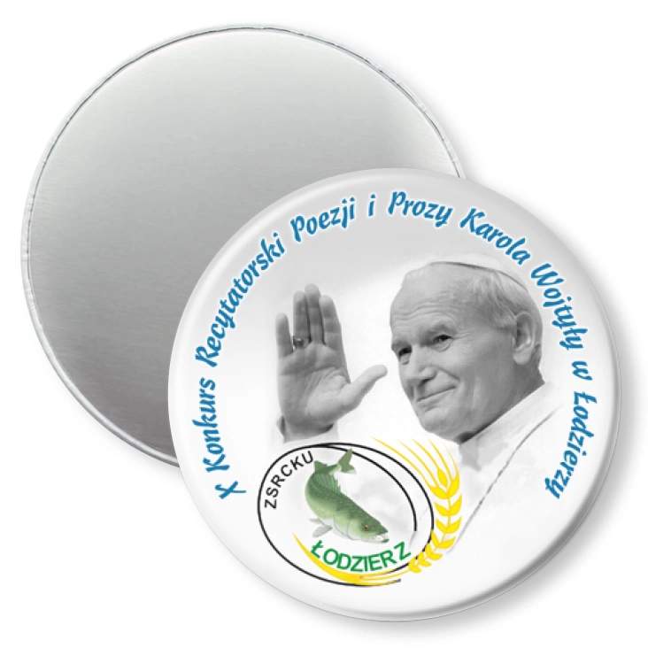 przypinka magnes Konkurs recytatorski - Łodzierz 2010