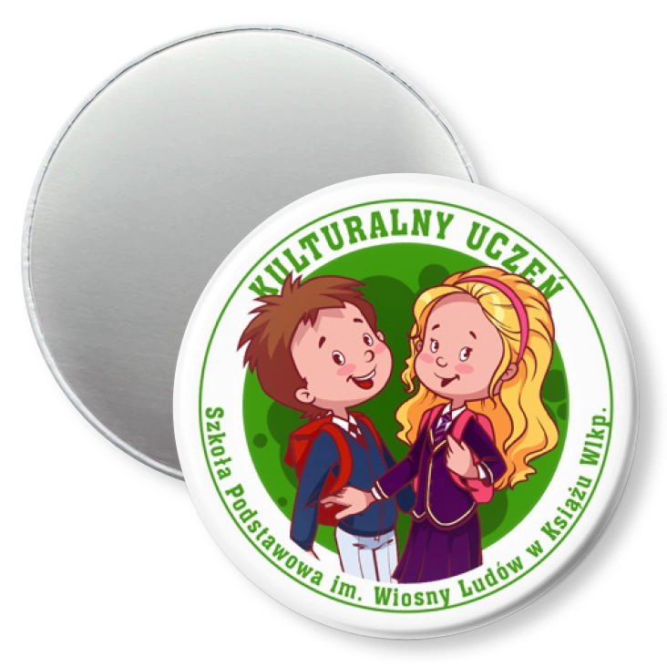 przypinka magnes Kulturalny Uczeń