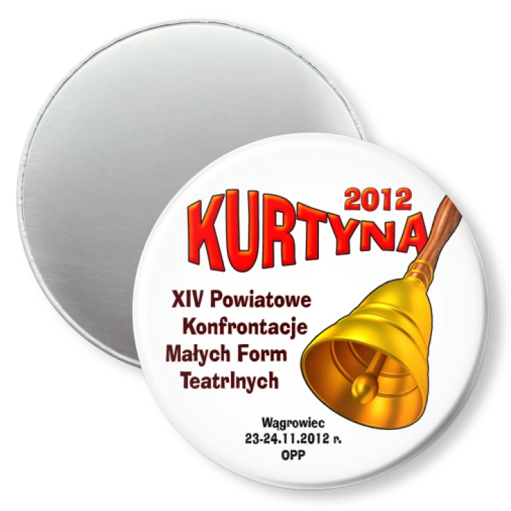 przypinka magnes Kurtyna 2012