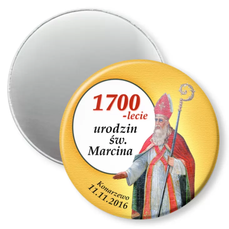 przypinka magnes 1700-lecie urodzin św. Marcina