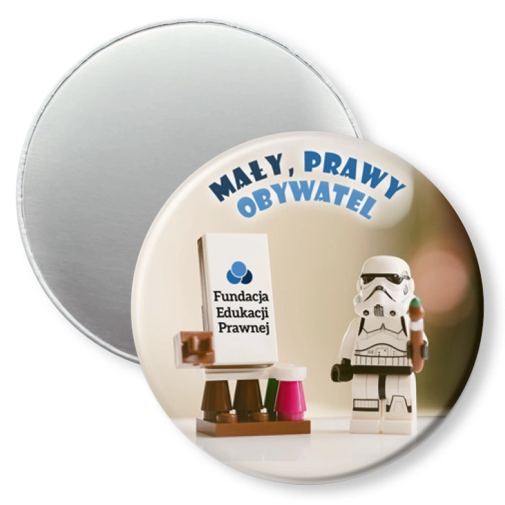 przypinka magnes Mały, prawy obywatel