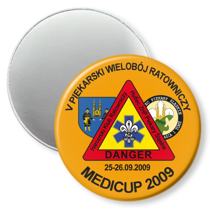 przypinka magnes Medicup 2009