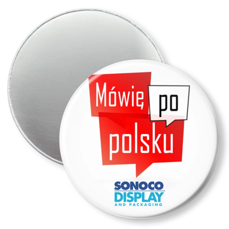przypinka magnes Mówię po polsku