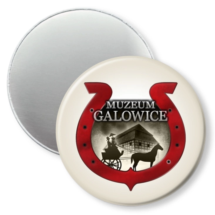 przypinka magnes Muzeum Powozów Galowice
