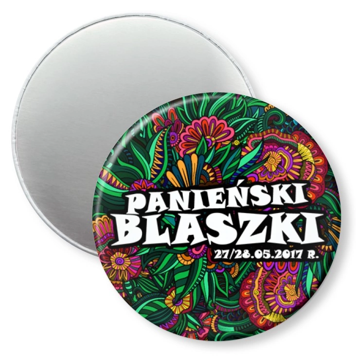 przypinka magnes Panieński Blaszki