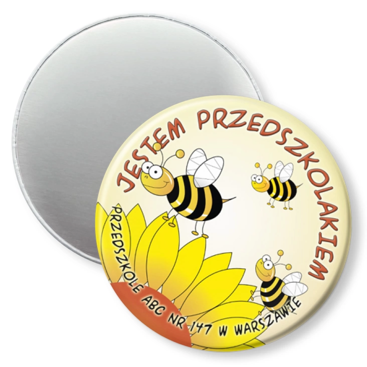 przypinka magnes Przedszkole ABC nr 147 w Warszawie