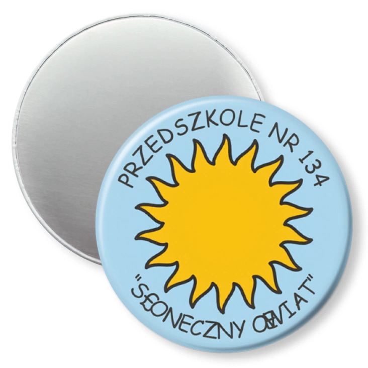 przypinka magnes Przedszkole nr 134