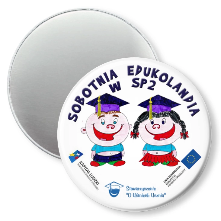 przypinka magnes Sobotnia Edukolandia