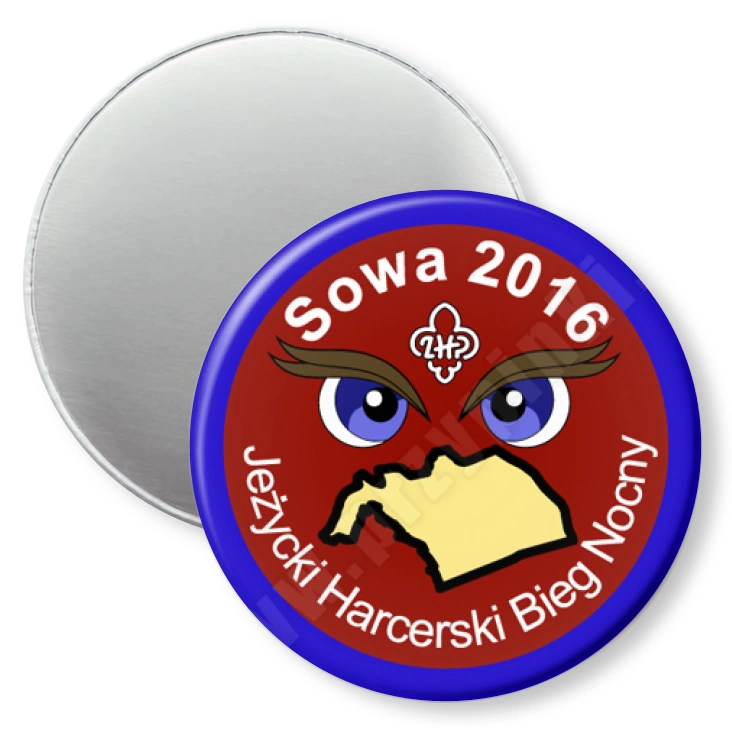 przypinka magnes Sowa 2016