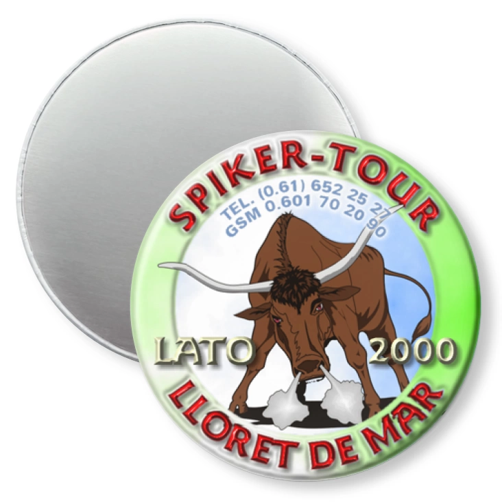 przypinka magnes Spiker-Tour LLoret De Mar