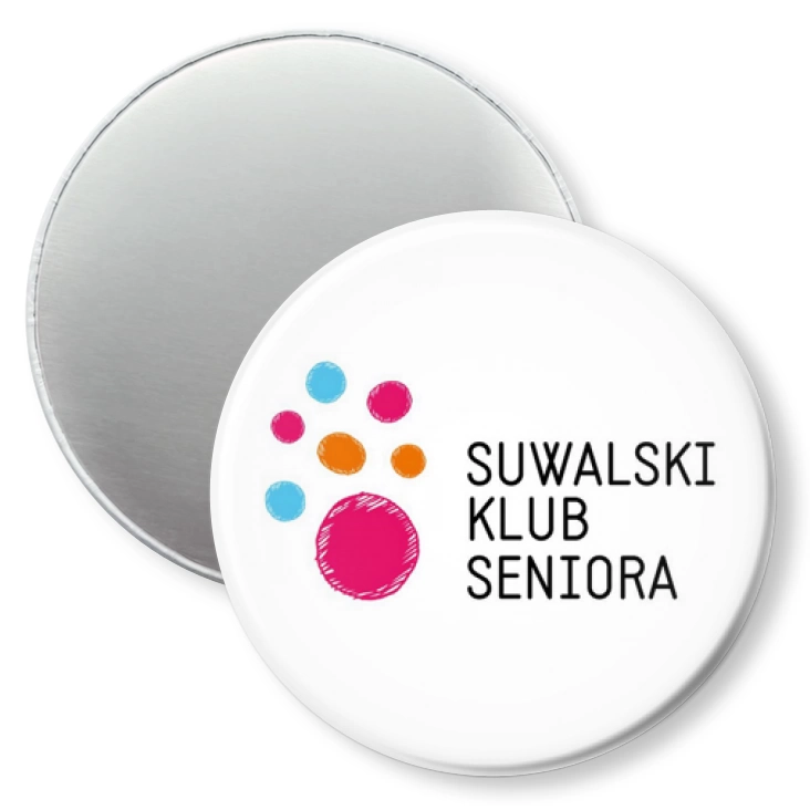 przypinka magnes Suwalski Klub Seniora