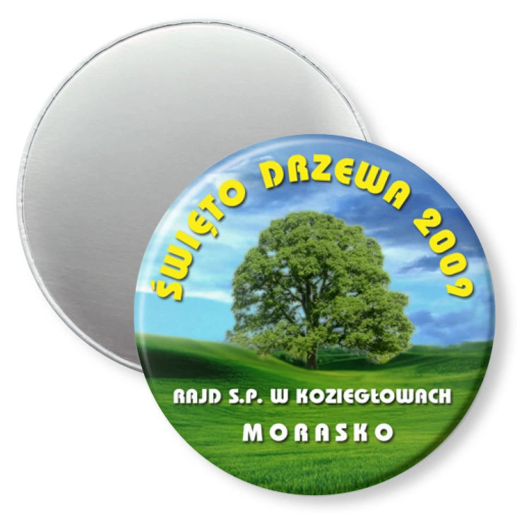 przypinka magnes Święto drzewa 2009