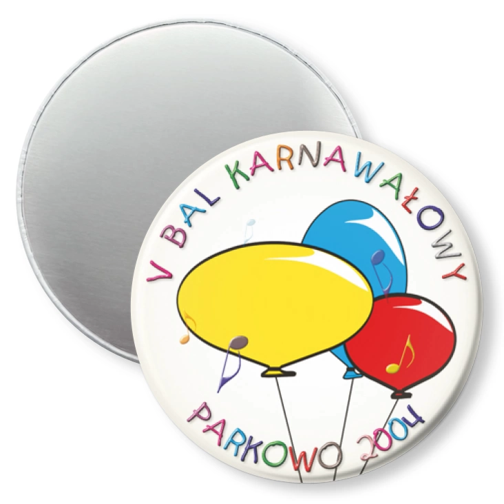 przypinka magnes V Bal Karnawałowy w Parkowie