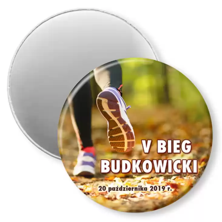 przypinka magnes V Bieg Budkowicki