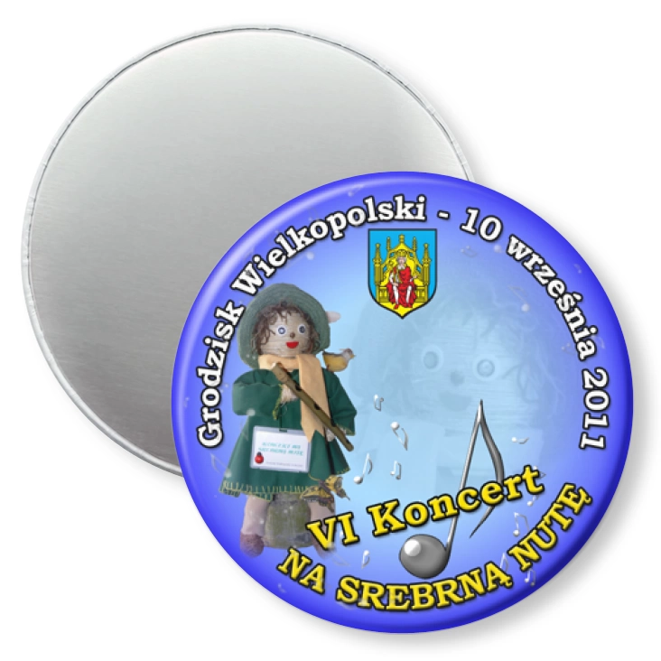 przypinka magnes VI Koncert Na Srebrną Nutę 2011