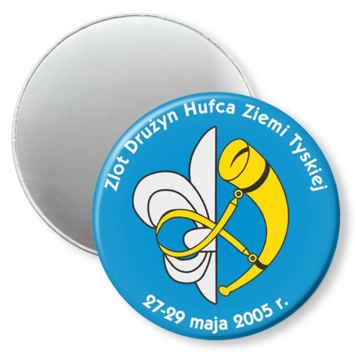 przypinka magnes Zlot Drużyn Hufca Ziemi Tyskiej 2005