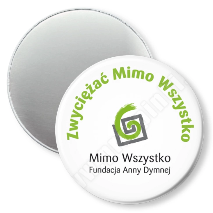 przypinka magnes Zwyciężać Mimo Wszystko