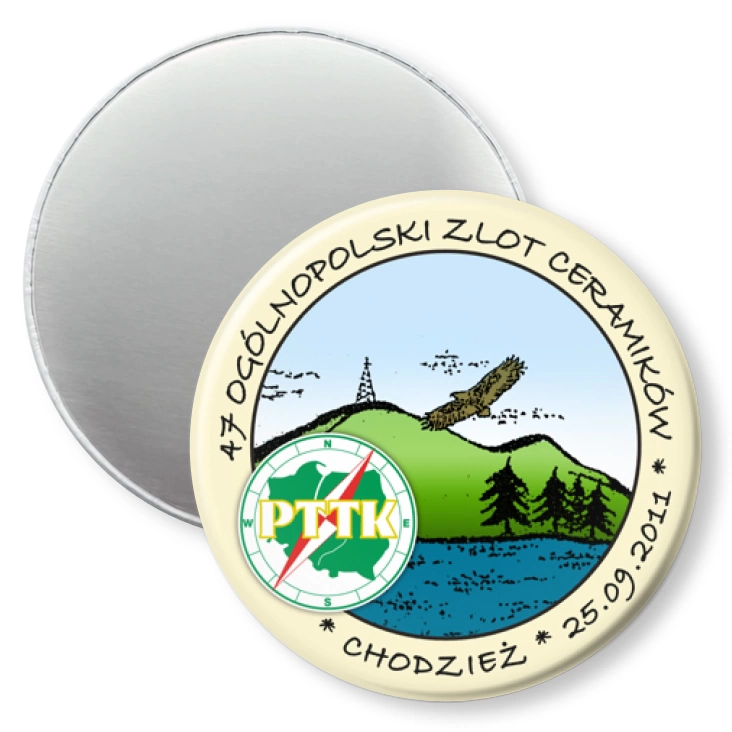 przypinka magnes 47 Ogólnopolski Zlot Ceramików