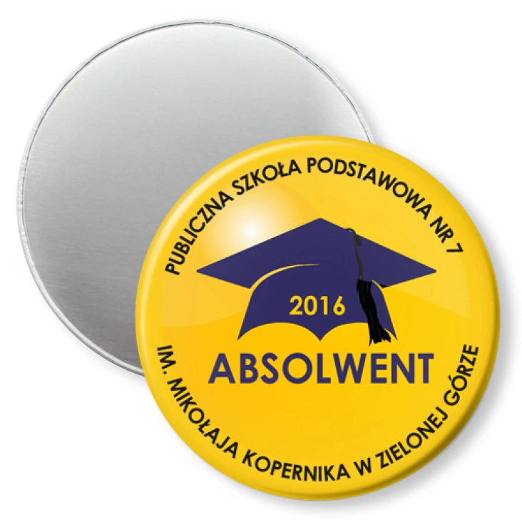 przypinka magnes Absolwent