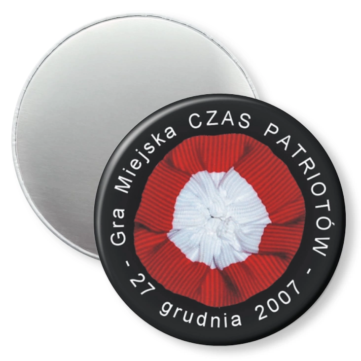 przypinka magnes Czas Patriotów