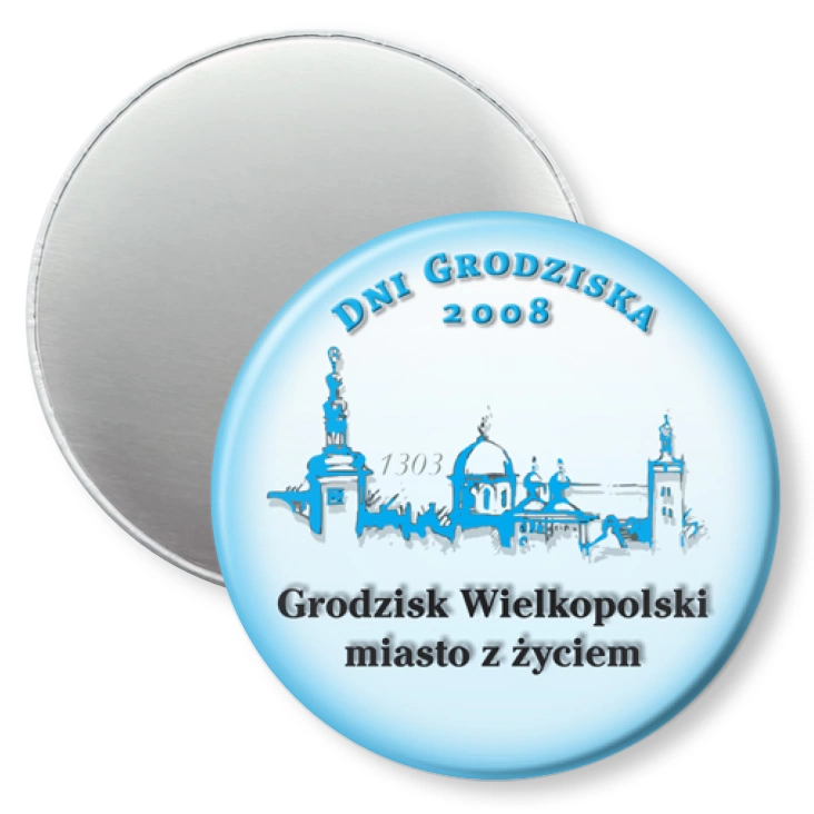 przypinka magnes Dni Grodziska 2008