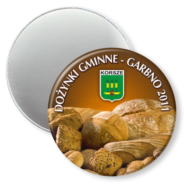 przypinka magnes Dożynki Gimnne - Garbno 2011