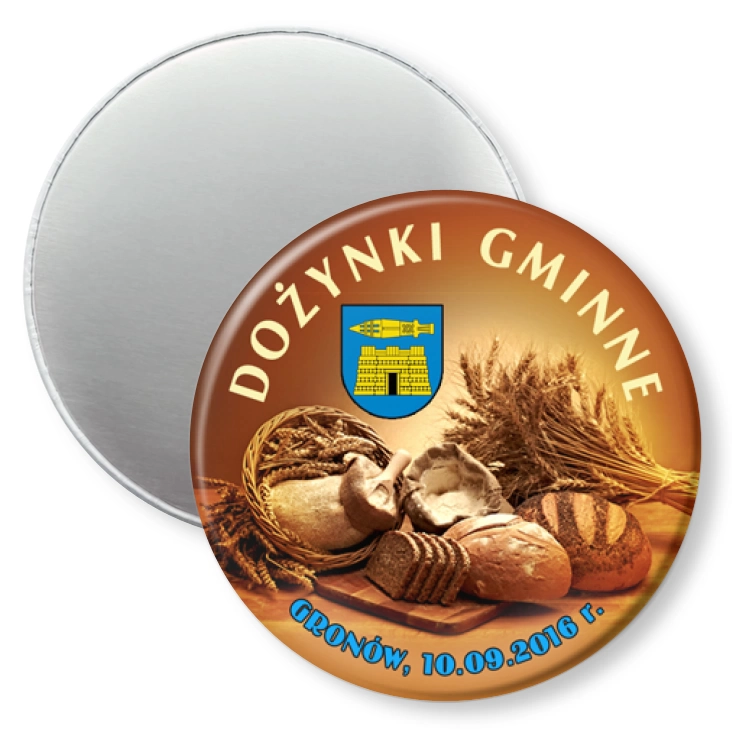przypinka magnes Dożynki - Gmina Zgorzelec