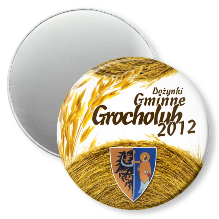przypinka magnes Dożynki Gminne 2012 Grocholub