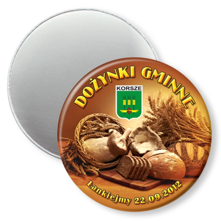 przypinka magnes Dożynki Gminne - Łankiejmy 2012