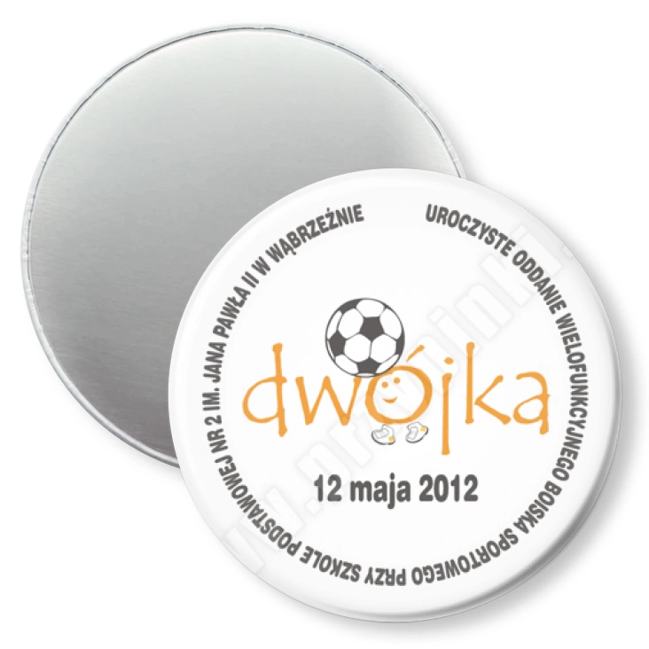 przypinka magnes Dwójka
