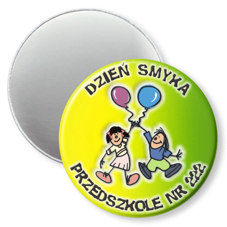 przypinka magnes Dzień Smyka - Przedszkole 222