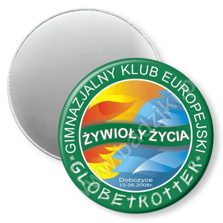 przypinka magnes Globtroter Dobczyce