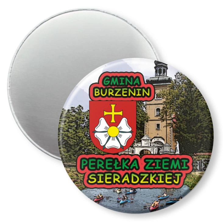 przypinka magnes Gmina Burzenin