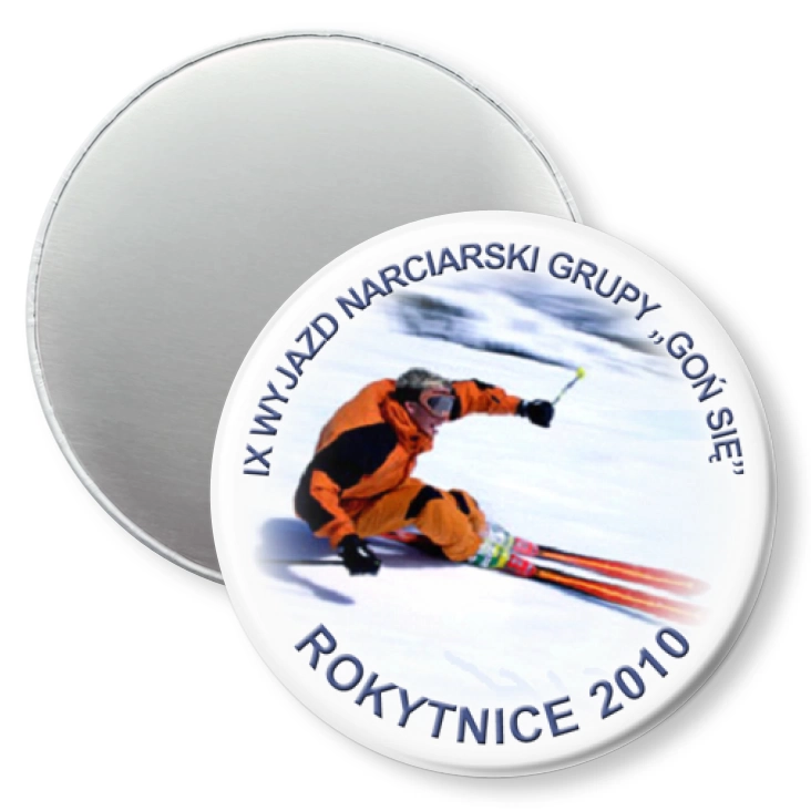 przypinka magnes Goń się - Rokytnice 2010