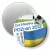 Przypinka magnes Gra Miejska - Poznań 2012 - Ukraina