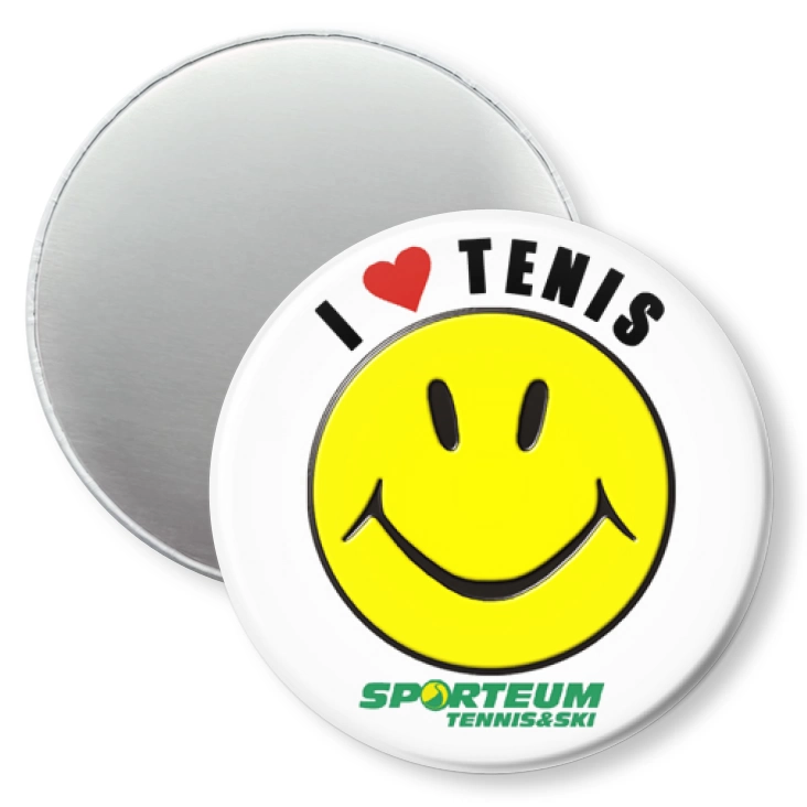 przypinka magnes I love tenis