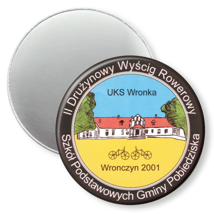 przypinka magnes II Drużynowy Wyścig Rowerowy