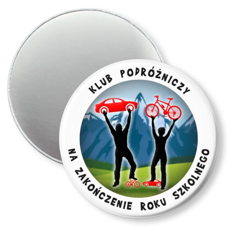 przypinka magnes Klub Podróżniczy