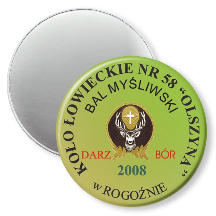 przypinka magnes Koło Łowieckie Olszyna Rogoźno