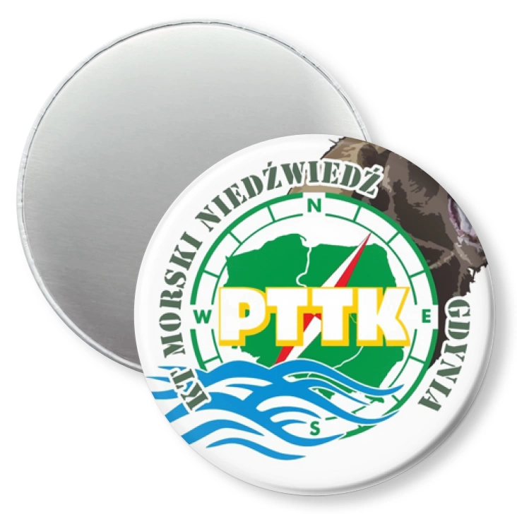 przypinka magnes KT Morski Niedźwiedź