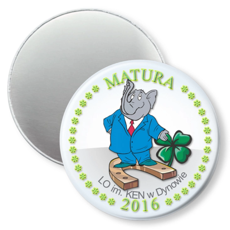 przypinka magnes Matura - LO im. KEN w Dynowie