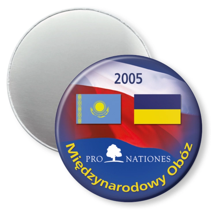 przypinka magnes Międzynarodowy Obóz