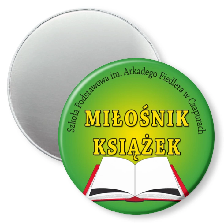 przypinka magnes Miłośnik książek
