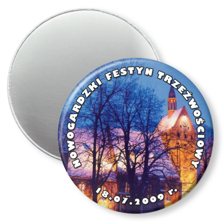 przypinka magnes Nowogardzki Festyn Trzeźwiościowy