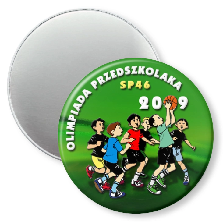przypinka magnes Olimpiada Przedszkolaka